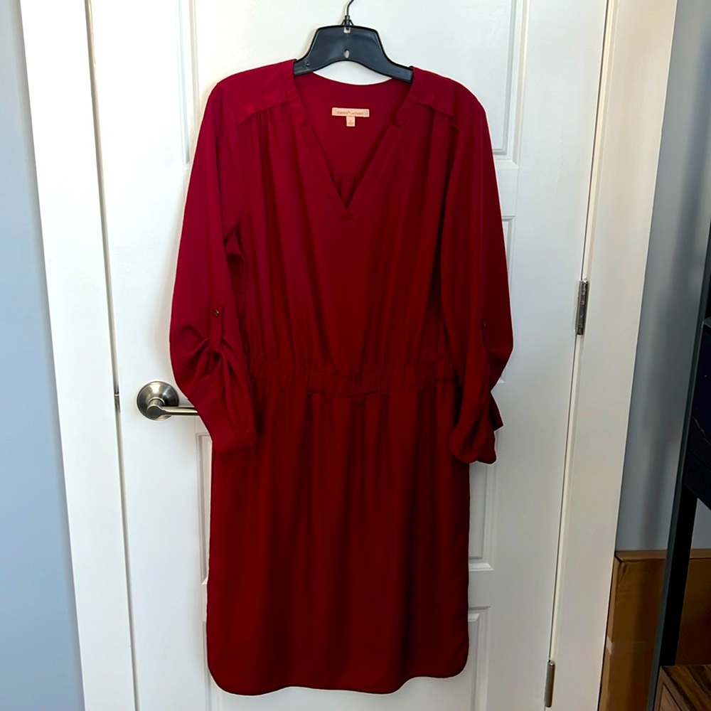 Cranberry colored dress size large